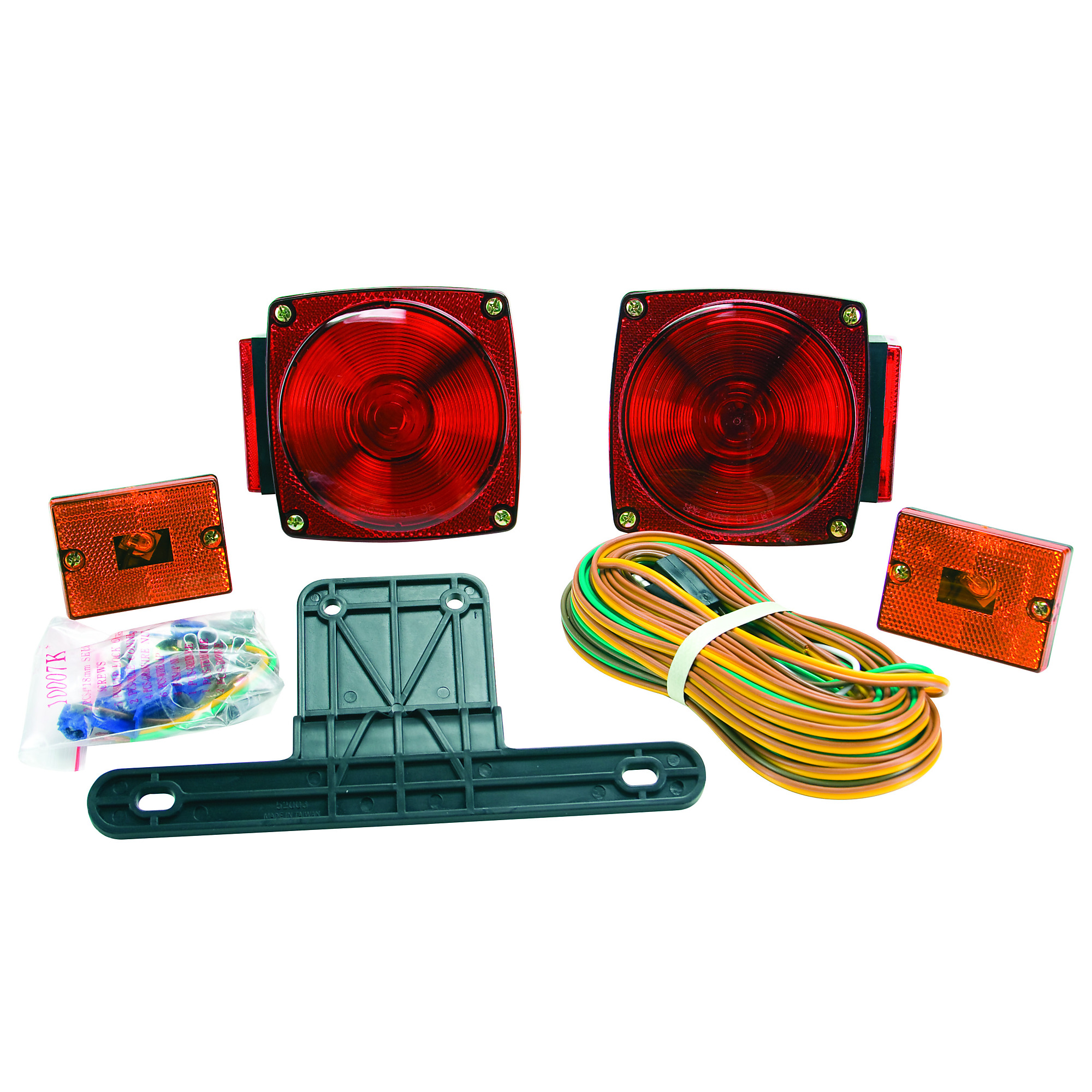 Uriah Products Submersible Trailer Light Kit — For Trailers Under 80in. Wide, Includes Lights, Harness, and Reflectors, Model# UL540000